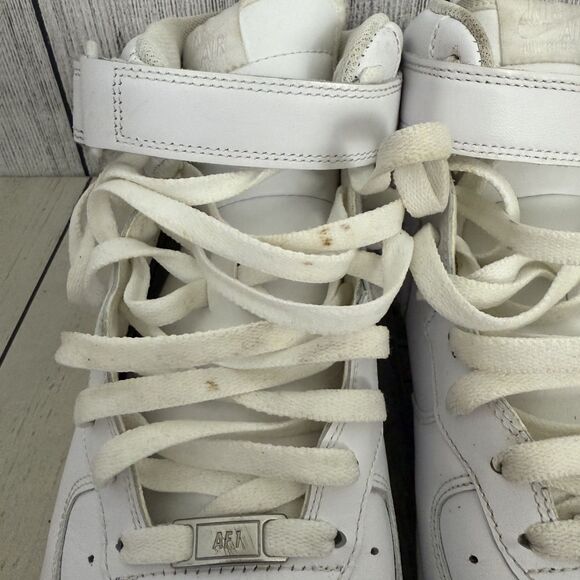 Nike Air Force 1 Mid \'07 Mens Size 12 Shoes Triple White 315123-111 main image 8